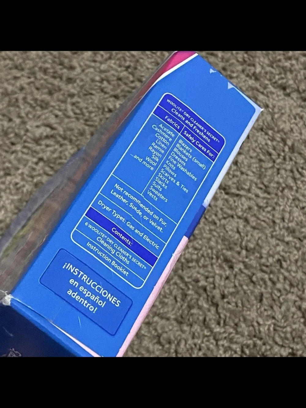 Woolite Dry Clean At Home By Dry Cleaner's Secret 6-Pack Cloths